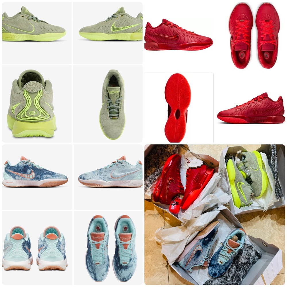 3 pr Lot NIB Nike Lebron XXI Sz 11